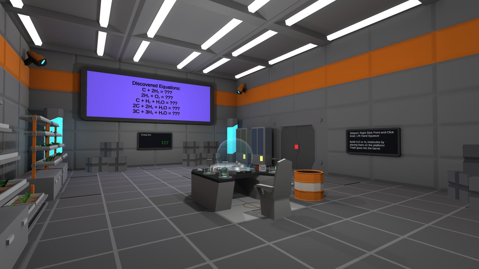 Preview of the chemical lab.
