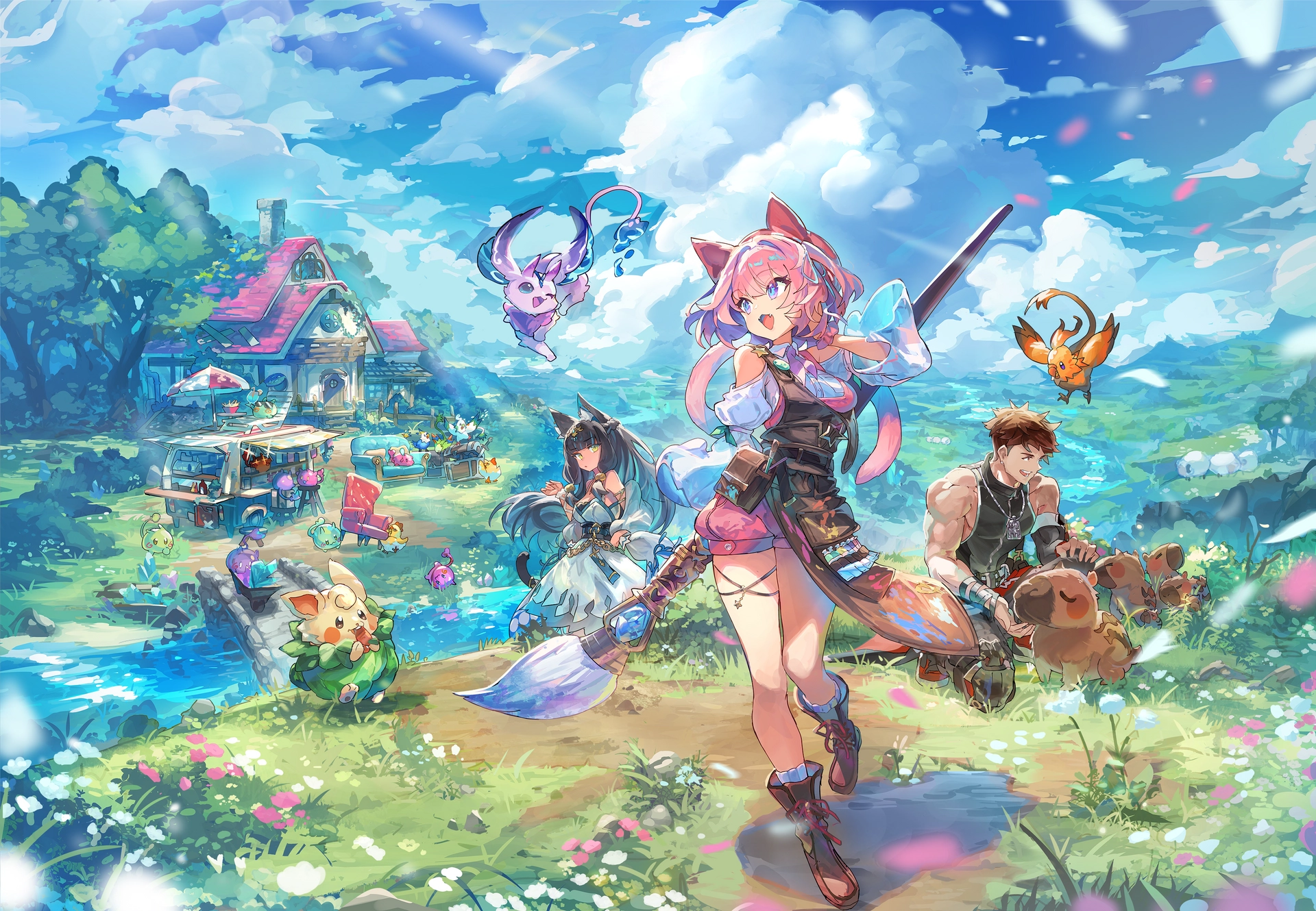 Unreleased Tatsu Works game key art banner